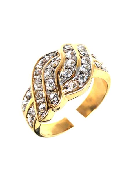 ANILLOS MUJER CON BAÑO DE ORO DISEÑOS VINTAGE ONLINE