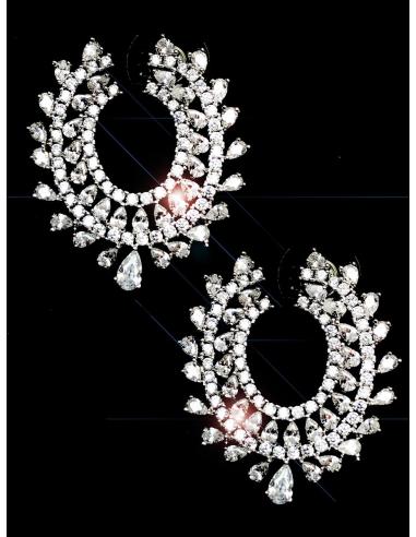 PENDIENTES PARA NOVIAS DE BISUTERIA FINA DISEÑOS ACTUALES ONLINE
