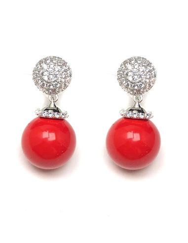 PENDIENTES DE MUJER CORAL PARA BODAS COMPLEMENTOS ONLINE