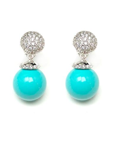PENDIENTES DE MUJER AZULES PARA BODAS COMPLEMENTOS MADRID