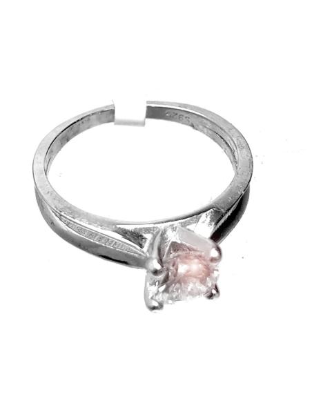 ANILLOS PLATA DE MUJER SOLITARIO JOYAS MADRID Y VENTA ONLINE