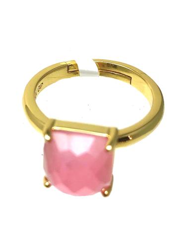 ANILLOS DE MUJER ROSAS DE BISUTERIA FINA CON PIEDRAS NATURALES
