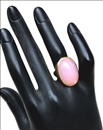 ANILLOS ONLINE EN ORO CHAPADO Y PIEDRA ROSAS DE BISUTERIA FINA