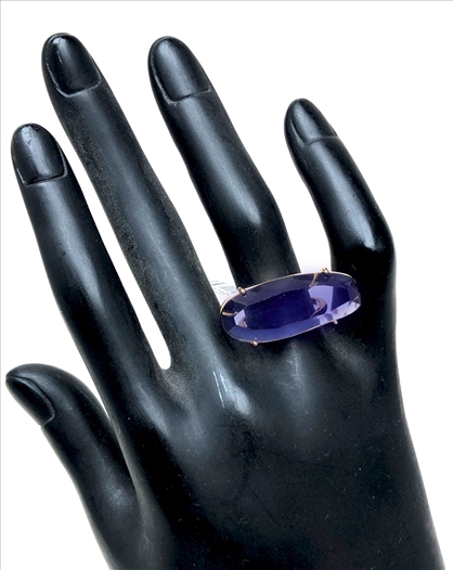 ANILLOS MUJER ORO CHAPADO Y PIEDRA...