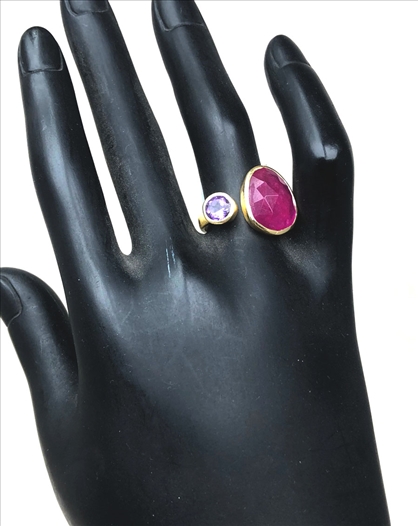 ANILLOS ONLINE MUJER CHAPADOS ORO DE...