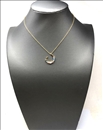 COLLARES MUJER ROSAS CHAPADOS ORO BISUTERIA FINA
