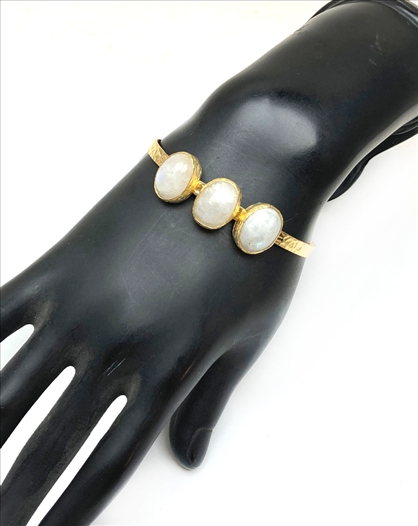 PULSERAS MUJER DORADAS CON PIEDRA...
