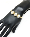 PULSERAS MUJER DORADAS CON PIEDRA LUNA - ALTA BISUTERIA ONLINE