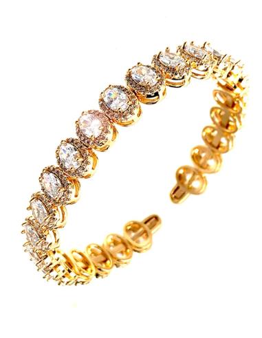 PULSERAS Y BRAZALETES MUJER ORO Y CIRCONITAS - JOYAS Y ALTA BISUTERIA