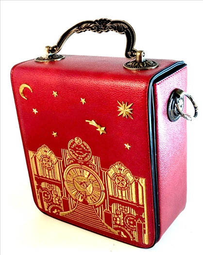 BOLSOS DE MUJER ROJOS DECORADOS CON...