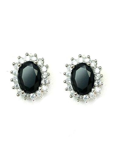 PENDIENTES DE BISUTERIA CON CLIP EN COLOR NEGRO MUY ELEGANTES