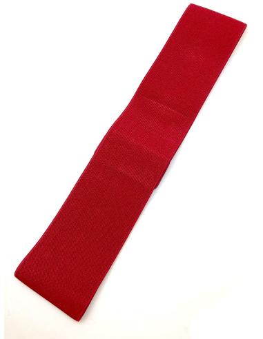 CINTURONES DE FIESTA Y FAJINES ELASTICOS PARA VESTIDOS EN ROJO
