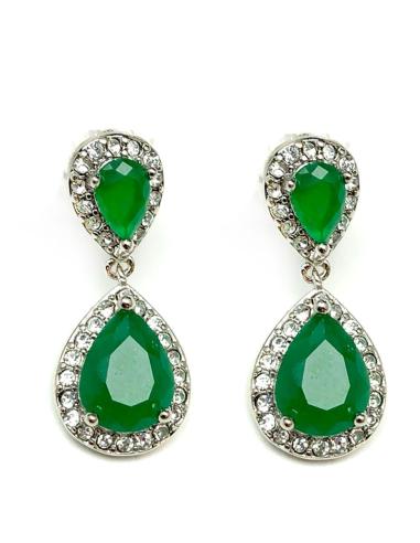 PENDIENTES DE MUJER VERDES ESPECIAL MADRINAS DE BODAS
