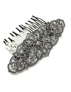 Imagen del producto PEINETAS PLATA VIEJA PARA MANTILLAS - COMPLEMENTOS PARA BODAS DE MODA 