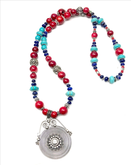 COLLARES MUJER LARGOS DE PIEDRAS -...