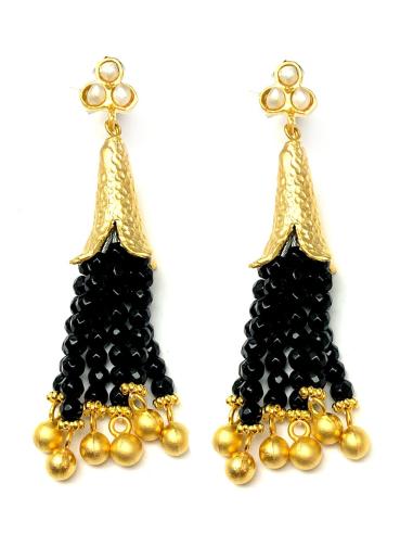 PENDIENTES MUJER PIEDRAS NATURALES EN CASCADA - JOYAS MADRID