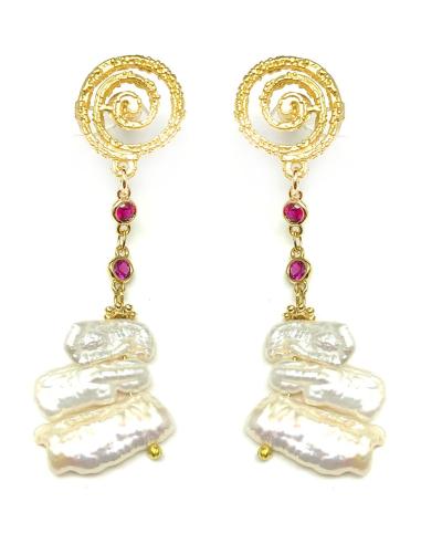 PENDIENTES MUJER PERLAS - BISUERIA Y JOYERIA BODAS