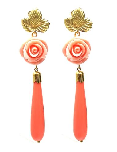 PENDIENTES FLAMENCA CORAL ALTO NIVEL - FERIAS FLAMENCAS