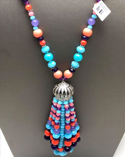 COLLARES LARGOS MUJER PIEDRAS Y...
