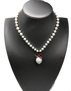 COLLARES MUJER DE PERLAS ORIGINALES HECHOS A MANO