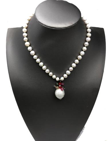 COLLARES MUJER DE PERLAS ORIGINALES HECHOS A MANO