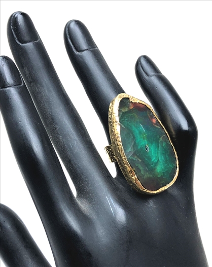 ANILLOS VERDES MUY ORIGINALES SON...