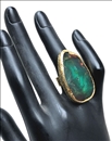 ANILLOS VERDES MUY ORIGINALES SON PIEZAS UNICAS DE AGATA