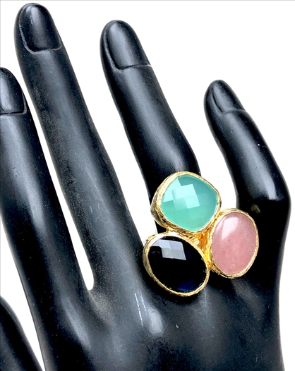 ANILLOS DE MUJER NEGROS Y ROSAS DE...