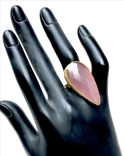 ANILLOS ROSAS DE PIEDRAS OJO DE GATO...
