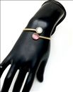PULSERAS DE MUJER DE PIEDRAS ROSAS Y BLANCAS MUY BONITAS