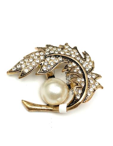 BROCHES DE BISUTERIA DECORADOS CON PRELAS Y CRISTAL