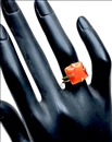 ANILLOS NARANJAS Y DORADOS DISEÑOS ACTUALES Y EN TENDENCIA