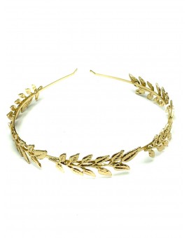 DIADEMAS MUJER DORADAS CON HOJAS ESPECIAL BODAS