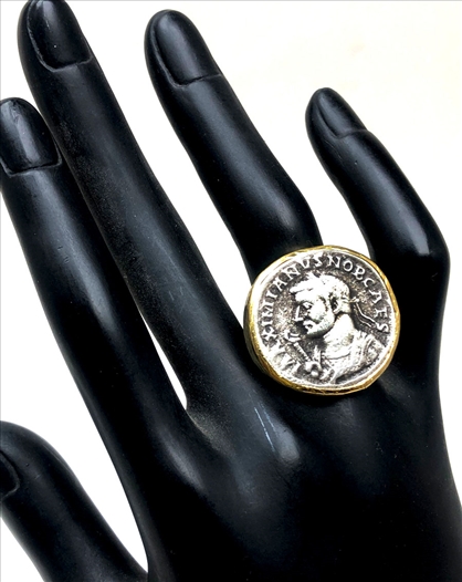 ANILLOS MUJER DE MONEDAS ANTIGUAS...
