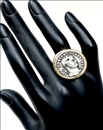 ANILLOS GRANDES DE MONEDAS UN CLASICO QUE NO PASA DE MODA