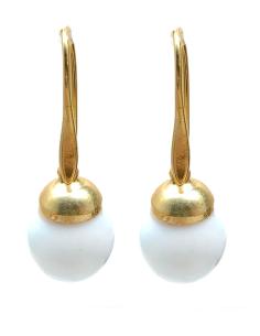 PENDIENTES LARGOS BLANCOS QUE PODRAS LLEVAR DE DIA Y DE NOCHE