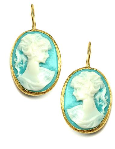 PENDIENTES LARGOS DE CAMAFEOS JOYAS Y COMPLEMENTOS ONLINE
