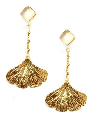 PENDIENTES DE MUJER DORADOS ESPECIAL INVITADAS DE BODAS