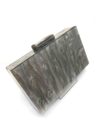BOLSOS DE FIESTA DE CAREY GRIS CON AGUAS ANACARADAS MUY ELEGANTE