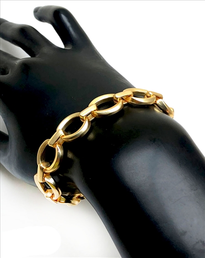 PULSERAS DE MUJER DORADAS CADENAS DE...