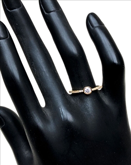 ANILLOS DORADOS PARA MUJER DE BISUTERIA FINA 2