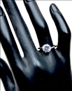 ANILLOS PLATEADOS PARA MUJER DE SOLITARIOS EN BISUTERIA FINA