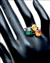 ANILLOS VISTOSOS DE BISUTERIA QUE PODRA COMBINARLOS 