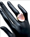 ANILLOS DE PIEDRA ROSA MEDIDA AJUSTABLE A SU DEDO