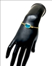 PULSERAS FINAS DE BISUTERIA CHAPADA EN ORO PARA MUJER 