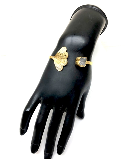 ELEGANTES BRAZALETES DE HOJAS TE...