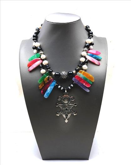 COLLARES MUJER EXOTICOS CON CRUCES...