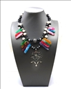 COLLARES MUJER EXOTICOS CON CRUCES TUAREG Y PRECIOSAS PIEDRAS  NATURALES