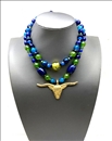 COLLARES MUJER JOYAS TRIBALES AFRICANAS EN BONCE Y LATON CON GEMAS SEMIPRECIOSAS