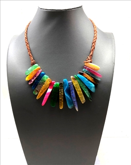 COLLARES MUJER CON PIEDRAS SEMIPRECIOSAS HECHOS A MANO 2